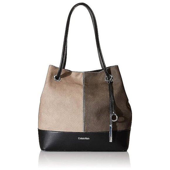 Gabrianna Bubble Lamb North/South Key Item Tote Grey Combo